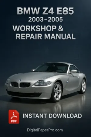 BMW Z4 E85 Workshop Manual (2003-2005)