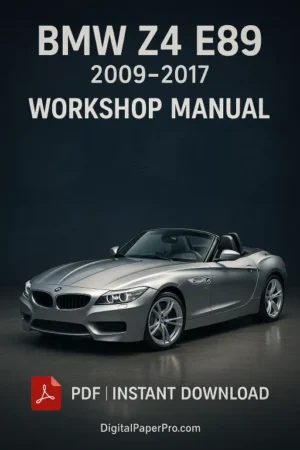 BMW Z4 E89 Workshop Manual (2009-2017)