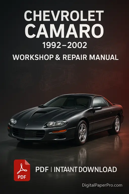 Chevrolet Camaro Workshop Manual (1992–2002) | Official PDF Service Guide