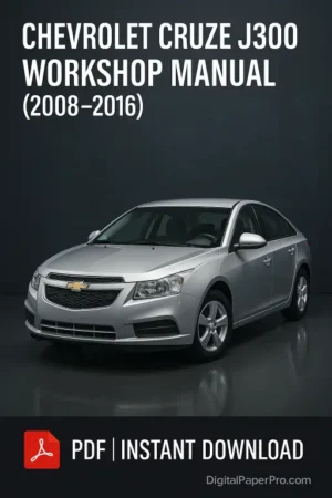 Chevrolet Cruze J300 Workshop Manual (2008-2016)