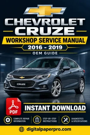 Chevrolet Cruze Workshop Service Manual 2016-2019 | PDF