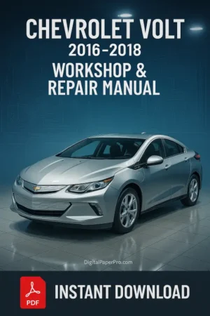 Chevrolet Volt Workshop Manual (2016-2018)