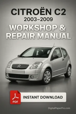 Citroen C2 Workshop Manual (2003-2009)