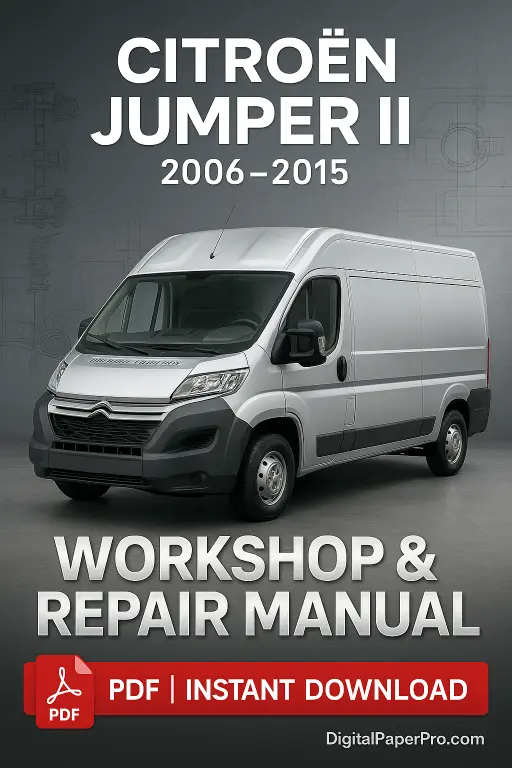 Citroen Jumper II Workshop Manual (2006–2015) | Factory Service PDF