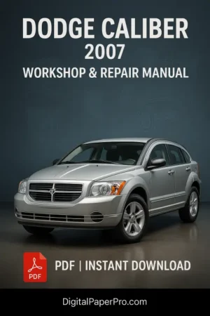 Dodge Caliber Workshop Manual (2007)
