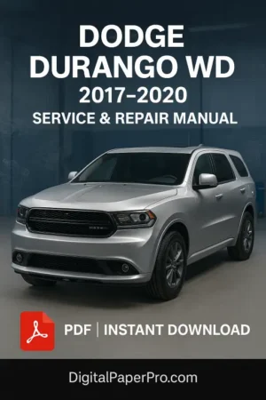 Dodge Durango WD Workshop Manual (2017-2020)
