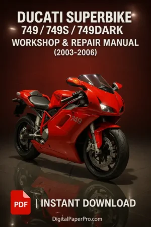 Ducati Superbike 749/749S/749Dark Workshop Manual (2003-2006)
