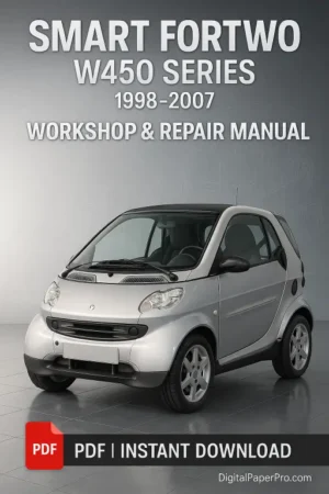 Smart Fortwo W450 Series Workshop Manual (1998 – 2007)