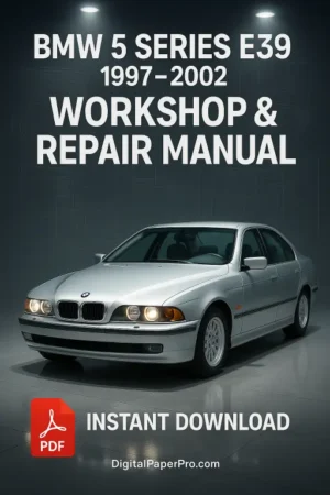 BMW 5 SERIES E39 Workshop Manual (1997-2002)
