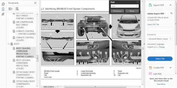SMART FORTWO 450 1998-2007 REPAIR MANUAL
