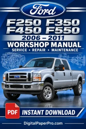 Ford F250 F350 F450 F550 Workshop Service & Repair Manual (2006-2011)