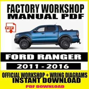 Ford Ranger Workshop Manual (2011-2016)