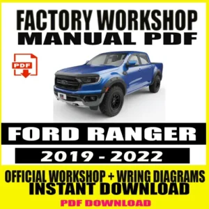 Workshop Manual Ford Ranger (2019-2022)