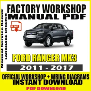 Ford Ranger MK3 Workshop Service & Repair Manual (2011–2017)