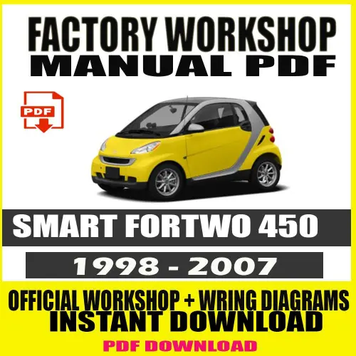 SMART FORTWO 450 1998-2007 REPAIR MANUAL