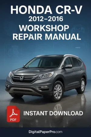 Honda CR-V Workshop Manual (2012-2016)
