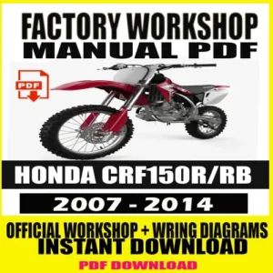 Honda CRF150R/RB Workshop Manual (2007-2014)