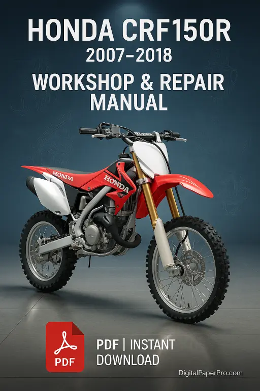 Honda CRF150R Workshop Manual (2007–2018) | Official Repair Guide