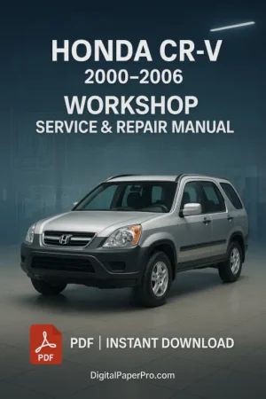 Honda CR-V Workshop Service Manual (2000-2006)