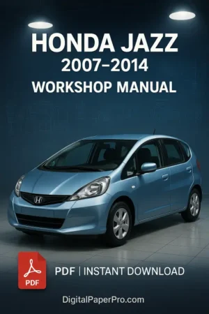 HONDA JAZZ Workshop Manual (2007–2014)
