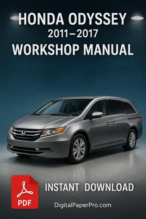 HONDA Odyssey Workshop Manual 2011–2017 | Official PDF & Wiring Diagrams