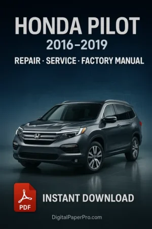 Honda Pilot Workshop Manual (2016–2019)