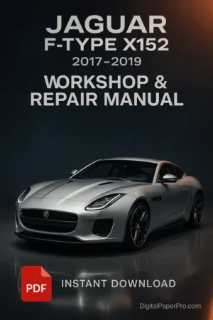 Jaguar F-Type X152 Workshop Manual (2017-2019)