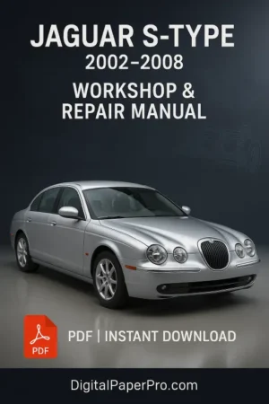 Jaguar S-Type Workshop Manual (2002–2008) | Official Factory PDF