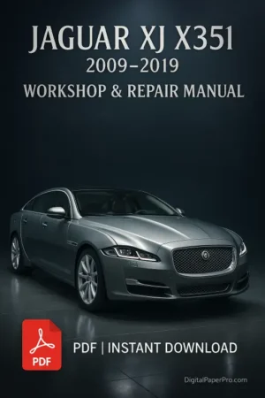 Jaguar XJ X351 Workshop Manual (2009–2019)