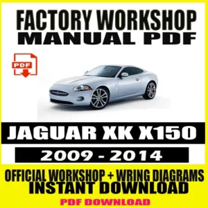 Workshop Manual for Jaguar XK X150 (2009–2014)