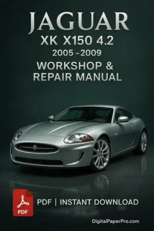 Jaguar XK X150 4.2 Workshop Manual (2005–2009)