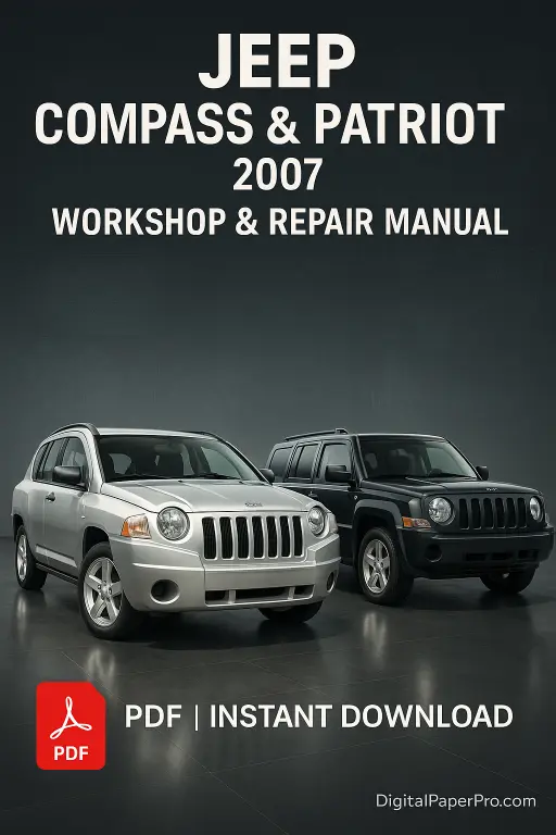 Jeep Compass and Patriot Workshop Manual (2007) | Official Service PDF