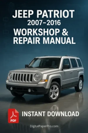 Jeep Patriot Workshop Manual (2007-2016)