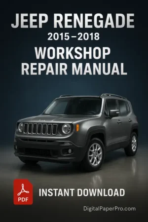 Jeep Renegade Workshop Repair Manual 2015-2018