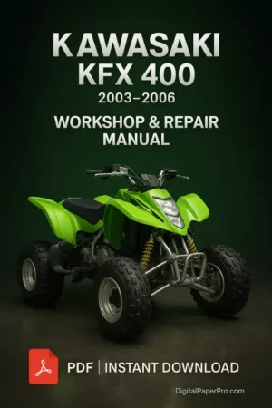 Kawasaki KFX 400 Workshop Manual (2003-2006)