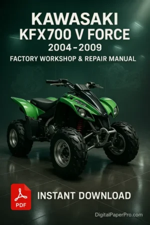 Kawasaki KFX700 V Force Workshop Manual (2004-2009)