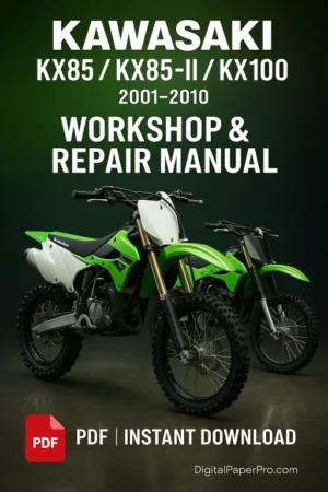 Kawasaki KX85 KX85-II KX100 Workshop Manual (2001–2010)