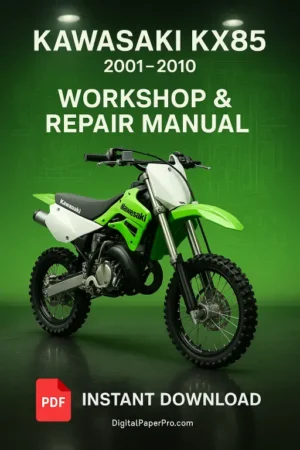 Kawasaki KX85 Workshop Manual (2001-2010)