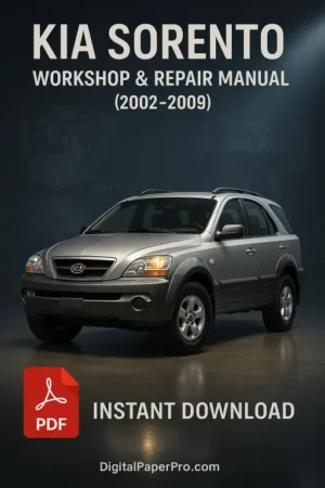 Kia Sorento Workshop Manual (2002-2009)