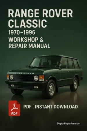 Land Rover Range Rover Classic Workshop Manual (1970-1996)