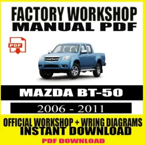 Mazda BT-50 Workshop Manual (2006–2011)