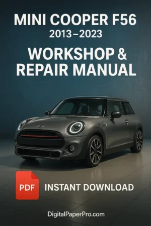 MINI Cooper F56 Workshop Manual (2013–2023)