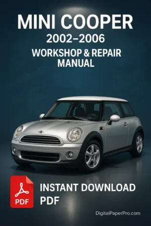 MINI Cooper Workshop Manual 2002–2006