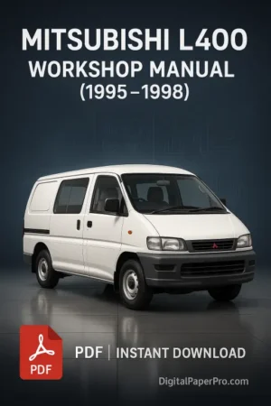 Mitsubishi L400 Workshop Manual (1995-1998)