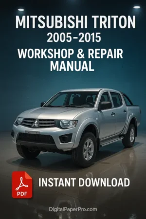 Mitsubishi Triton Workshop Manual (2005–2015)