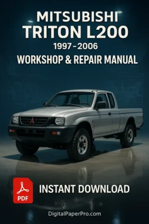 Mitsubishi Triton L200 Workshop Manual (1997-2006)