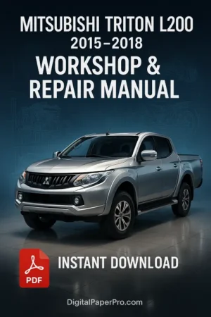 Mitsubishi Triton L200 Workshop Manual (2015-2018)
