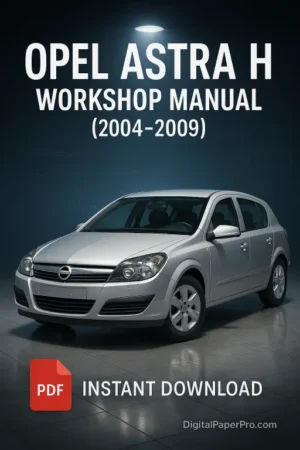 OPEL ASTRA H Workshop Manual (2004-2009)