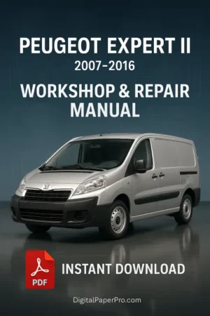 PEUGEOT EXPERT II WORKSHOP MANUAL (2007-2016)