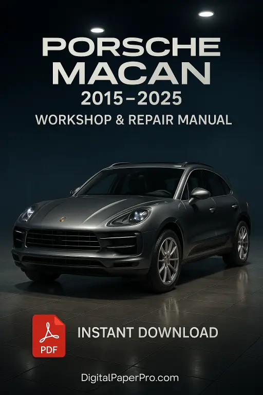 Porsche Macan Workshop Manual (2015–2025) – Official PDF Service & Repair Guide
